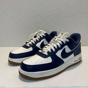 Nike Lv8 Air Force 1 28Cm Blue & White LGT99 Size 11